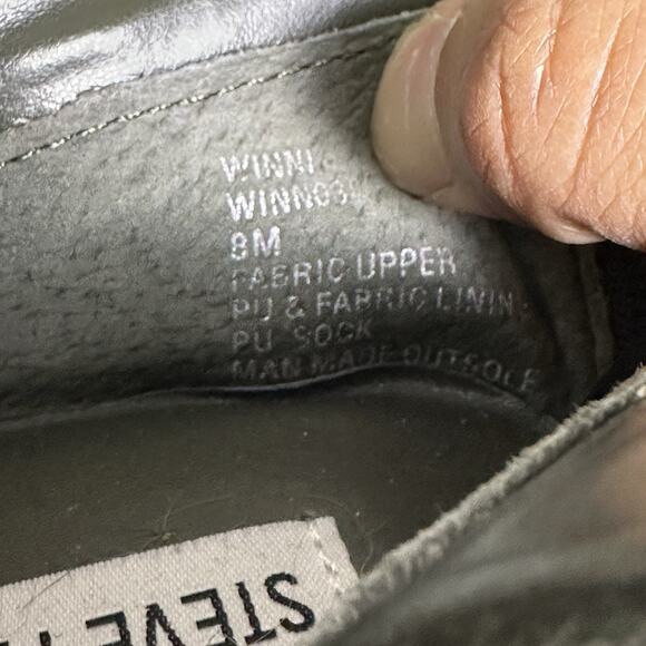 Steve Madden Camo Winnie Hidden Wedge Sneaker Bootie Womens Sz 8 Slip On Casual - Picture 5 of 5